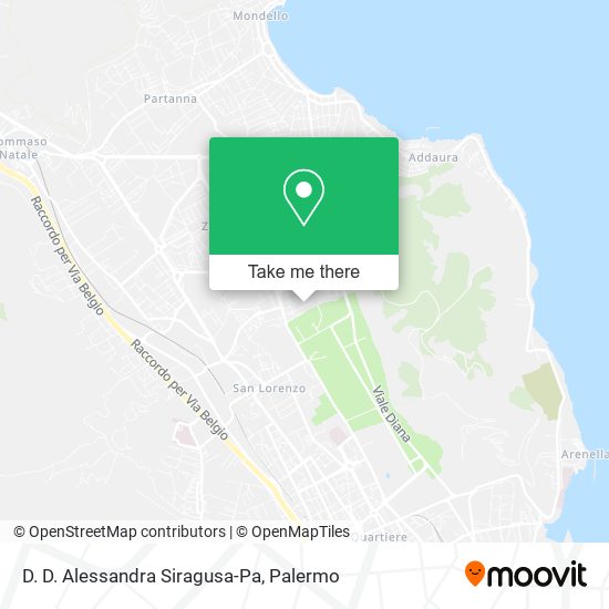 D. D. Alessandra Siragusa-Pa map