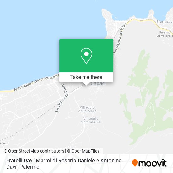 Fratelli Davi' Marmi di Rosario Daniele e Antonino Davi' map