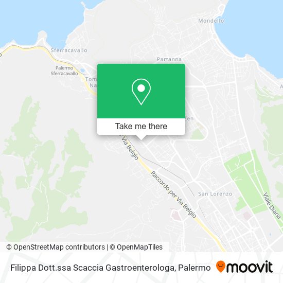 Filippa Dott.ssa Scaccia Gastroenterologa map