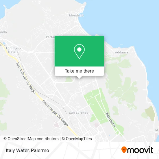 Italy Water map