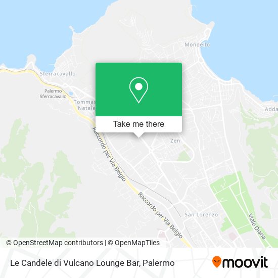 Le Candele di Vulcano Lounge Bar map