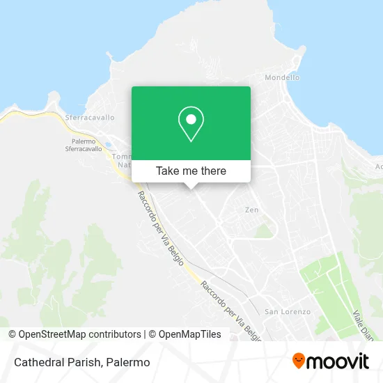 Cathedral Parish map