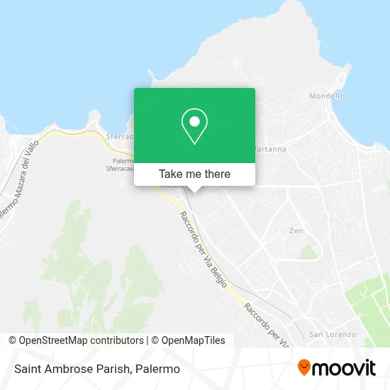 S. Ambrogio Parish map