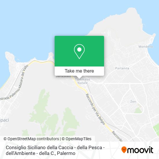 Consiglio Siciliano della Caccia - della Pesca - dell'Ambiente - della C. map