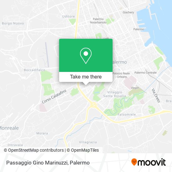 Passaggio Gino Marinuzzi map