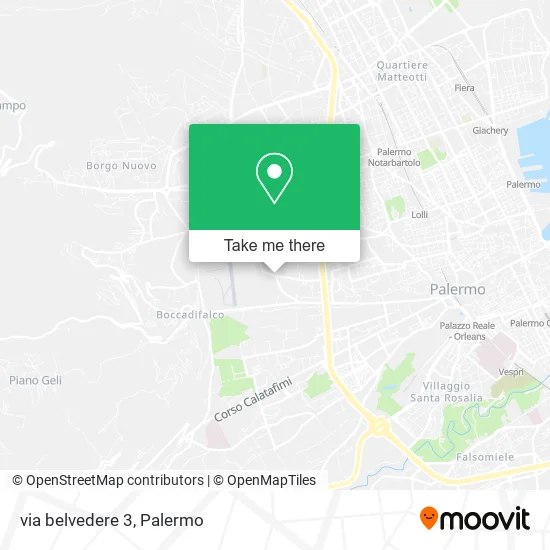 via belvedere  3 map