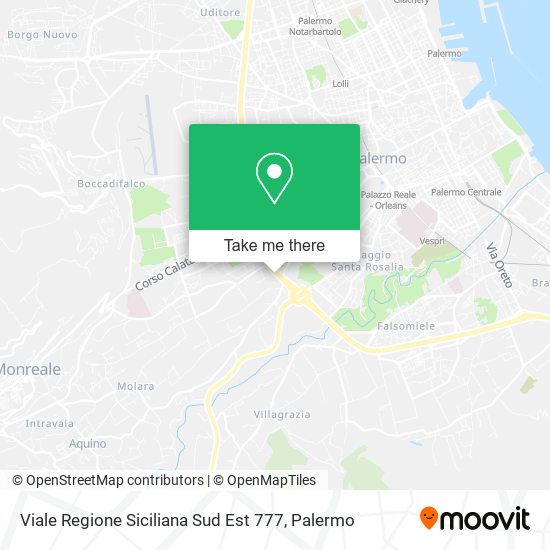 Viale Regione Siciliana Sud Est 777 map