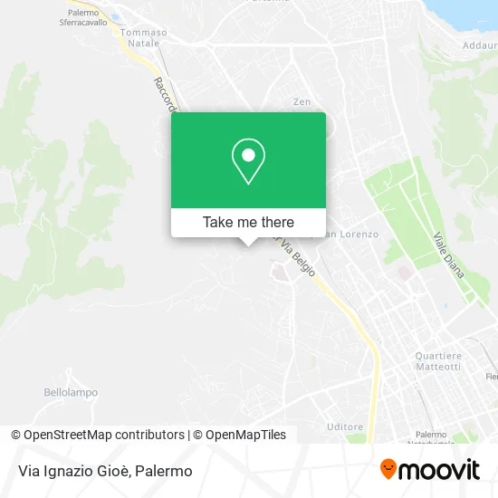 Via Ignazio Gioè map