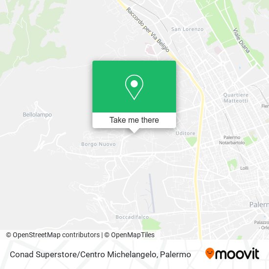 Conad Superstore / Centro Michelangelo map