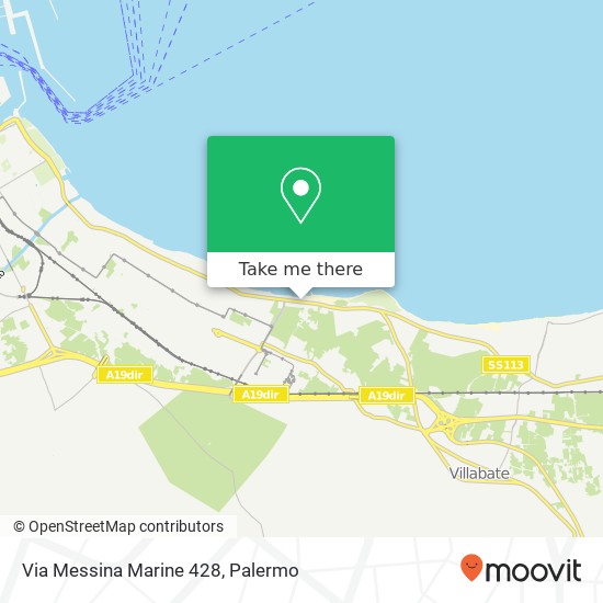 Via Messina Marine 428 map