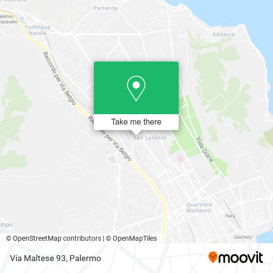 Via Maltese 93 map