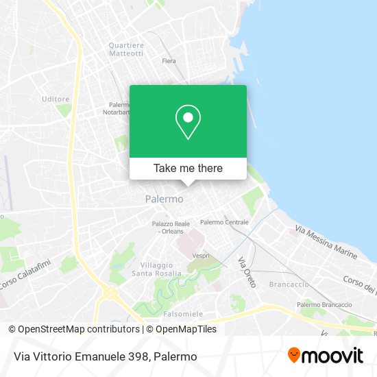 Via Vittorio Emanuele  398 map