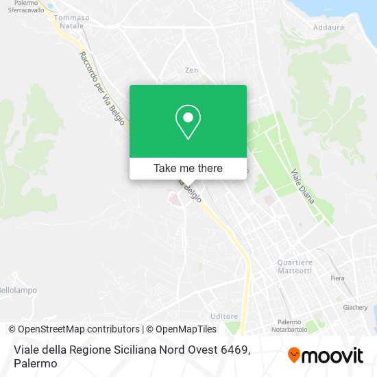 Viale della Regione Siciliana Nord Ovest 6469 map