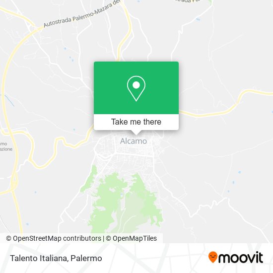 Talento Italiana map