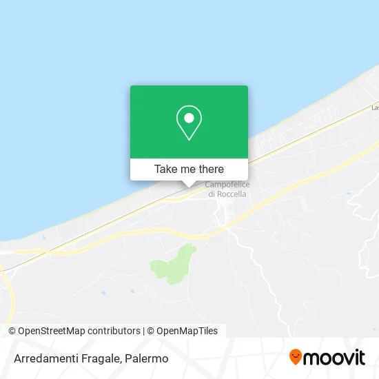 Arredamenti Fragale map