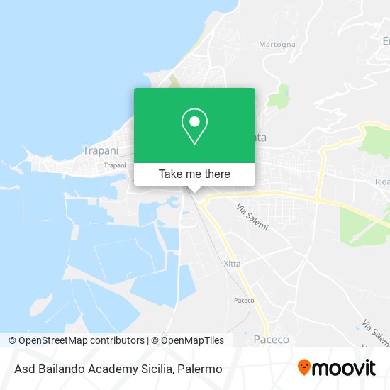 Asd Bailando Academy Sicilia map