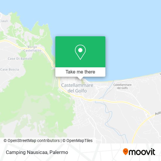 Camping Nausicaa map