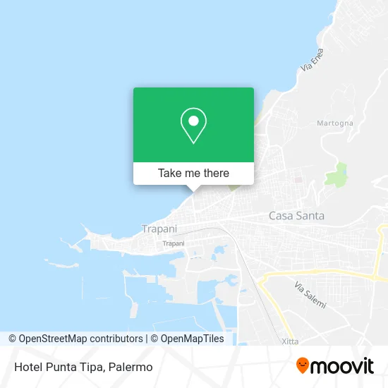 Hotel Punta Tipa map
