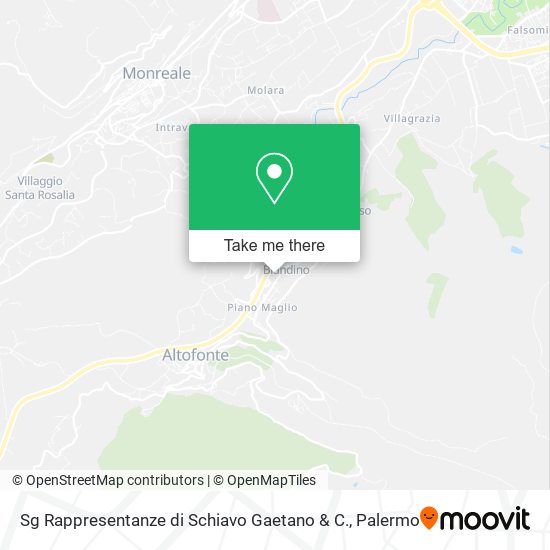 Sg Rappresentanze di Schiavo Gaetano & C. map
