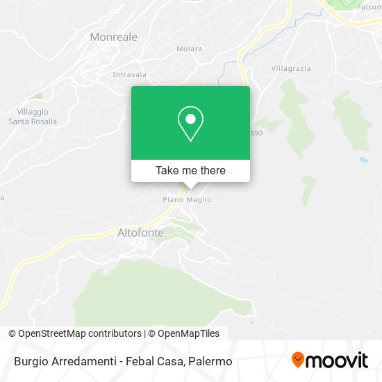Burgio Arredamenti - Febal Casa map