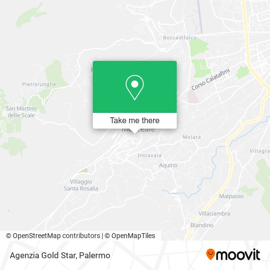 Agenzia Gold Star map