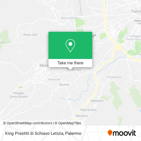 King Prestiti di Schiavo Letizia map