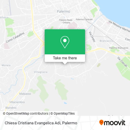 Chiesa Cristiana Evangelica Adi map