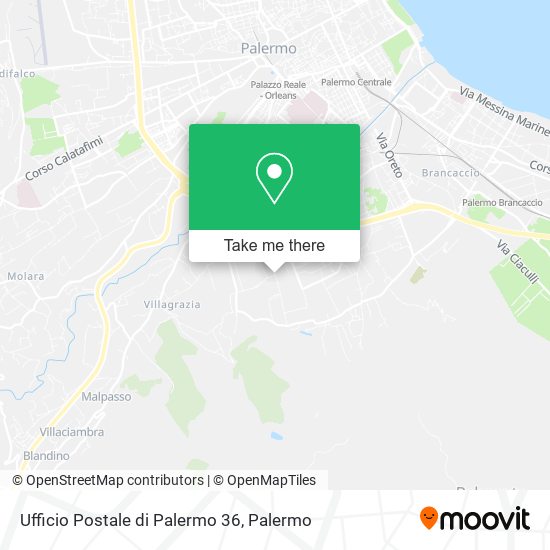 Ufficio Postale di Palermo 36 map