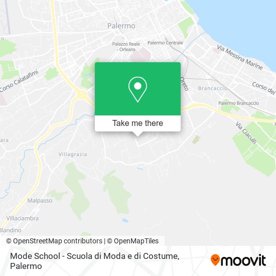 Mode School - Scuola di Moda e di Costume map