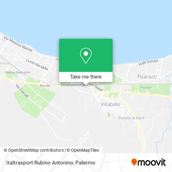 Italtrasport Rubino Antonino map