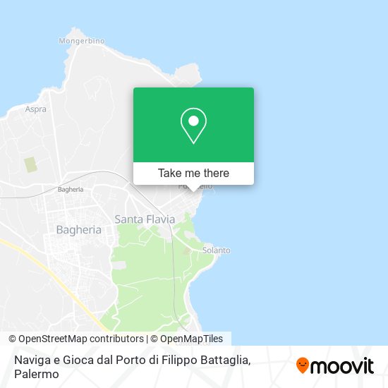 Naviga e Gioca dal Porto di Filippo Battaglia map