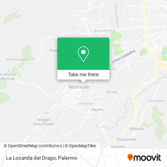 La Locanda del Drago map