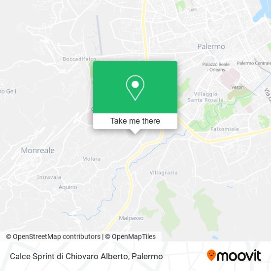 Calce Sprint di Chiovaro Alberto map