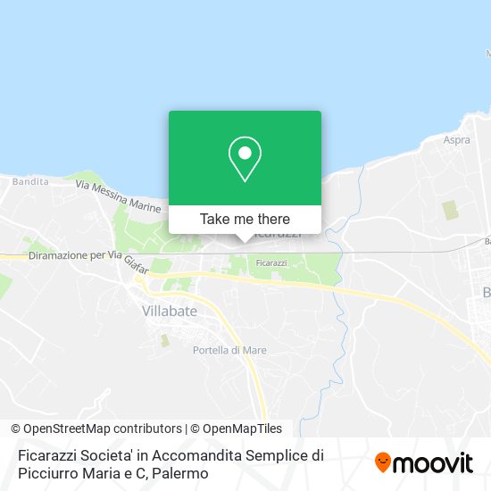 Ficarazzi Societa' in Accomandita Semplice di Picciurro Maria e C map