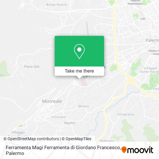 Ferramenta Magi Ferramenta di Giordano Francesco map