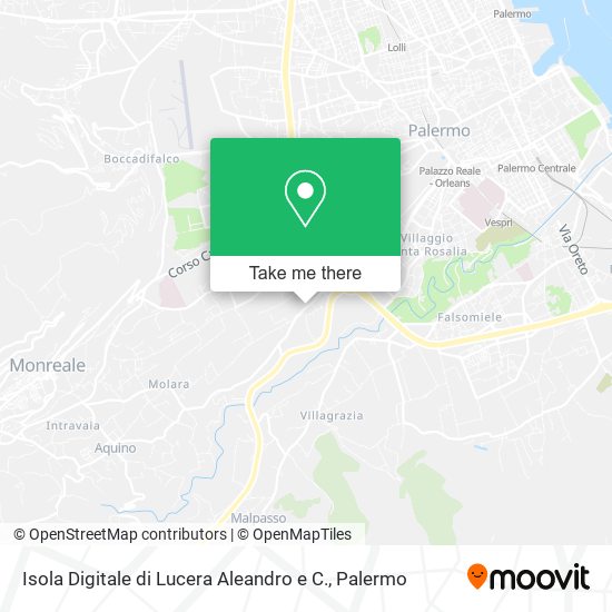 Isola Digitale di Lucera Aleandro e C. map