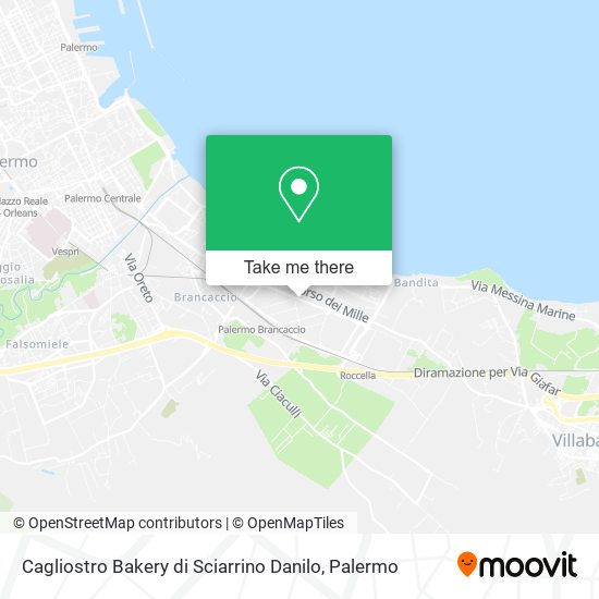 Cagliostro Bakery di Sciarrino Danilo map