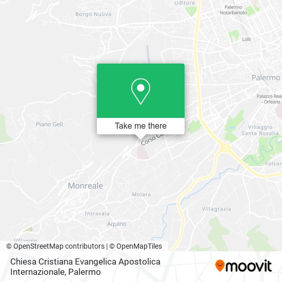 Chiesa Cristiana Evangelica Apostolica Internazionale map