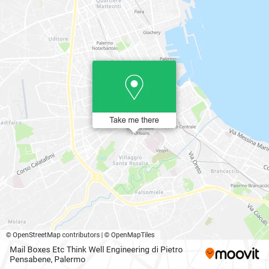 Mail Boxes Etc Think Well Engineering di Pietro Pensabene map