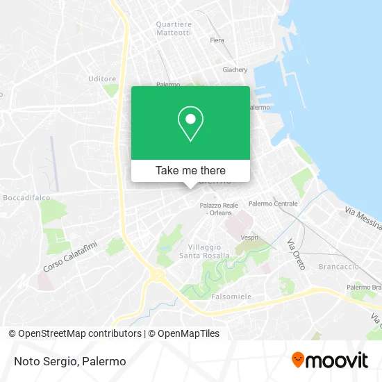 Noto Sergio map
