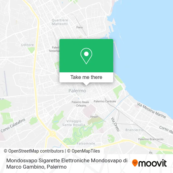 Mondosvapo Electronic Cigarettes by Marco Gambino map