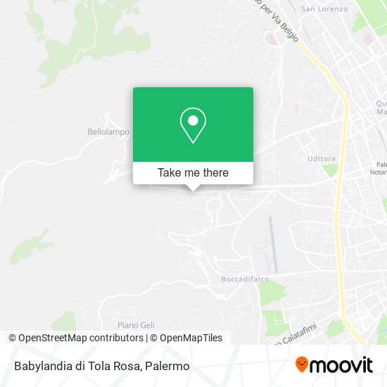 Babylandia di Tola Rosa map