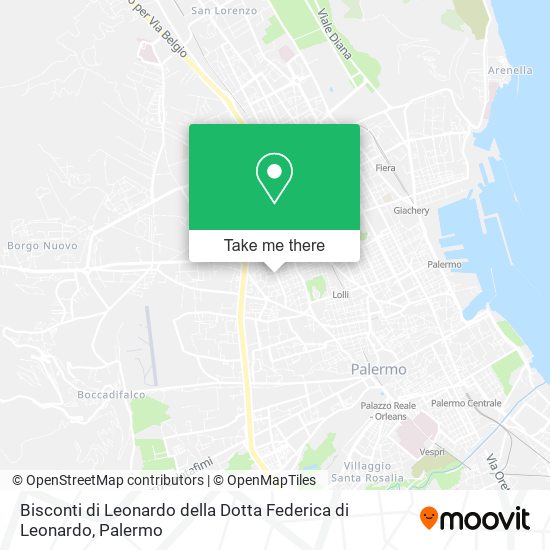 Bisconti di Leonardo della Dotta Federica di Leonardo map