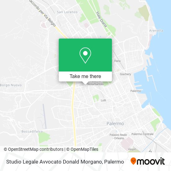 Studio Legale Avvocato Donald Morgano map