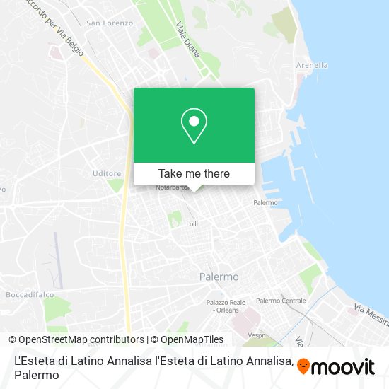 L'Esteta di Latino Annalisa l'Esteta di Latino Annalisa map