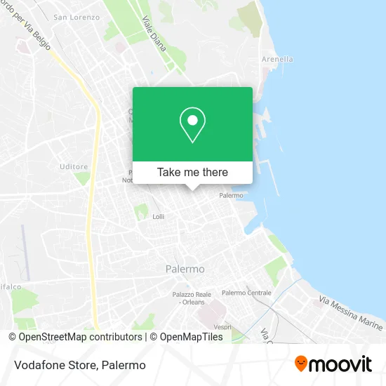 Vodafone Store map