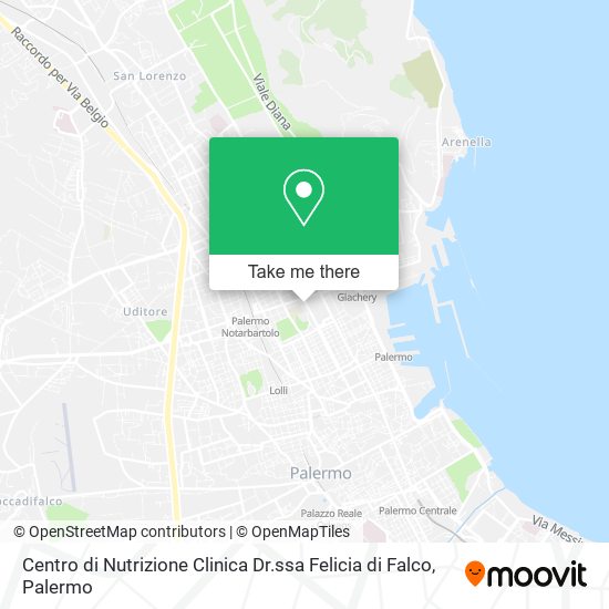 Centro di Nutrizione Clinica Dr.ssa Felicia di Falco map