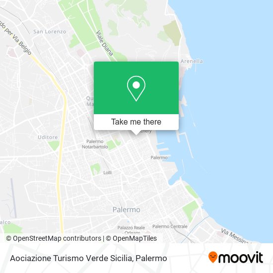 Aociazione Turismo Verde Sicilia map