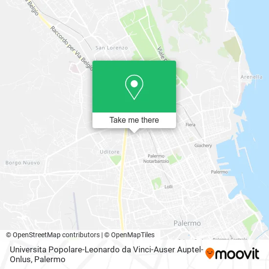 Universita Popolare-Leonardo da Vinci-Auser Auptel-Onlus map