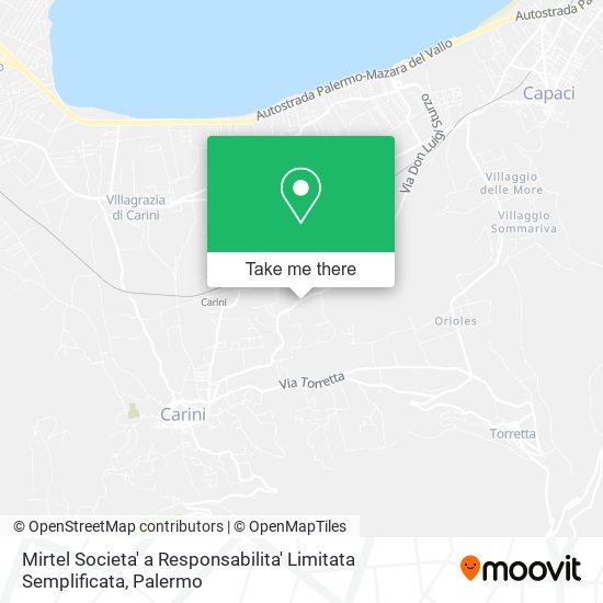 Mirtel Societa' a Responsabilita' Limitata Semplificata map